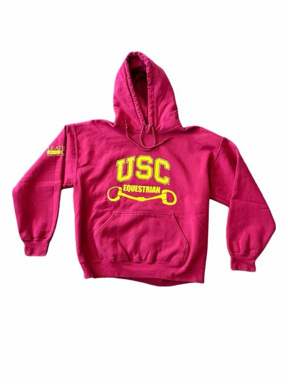 USC Equestrian Red Graphic Hoodie L